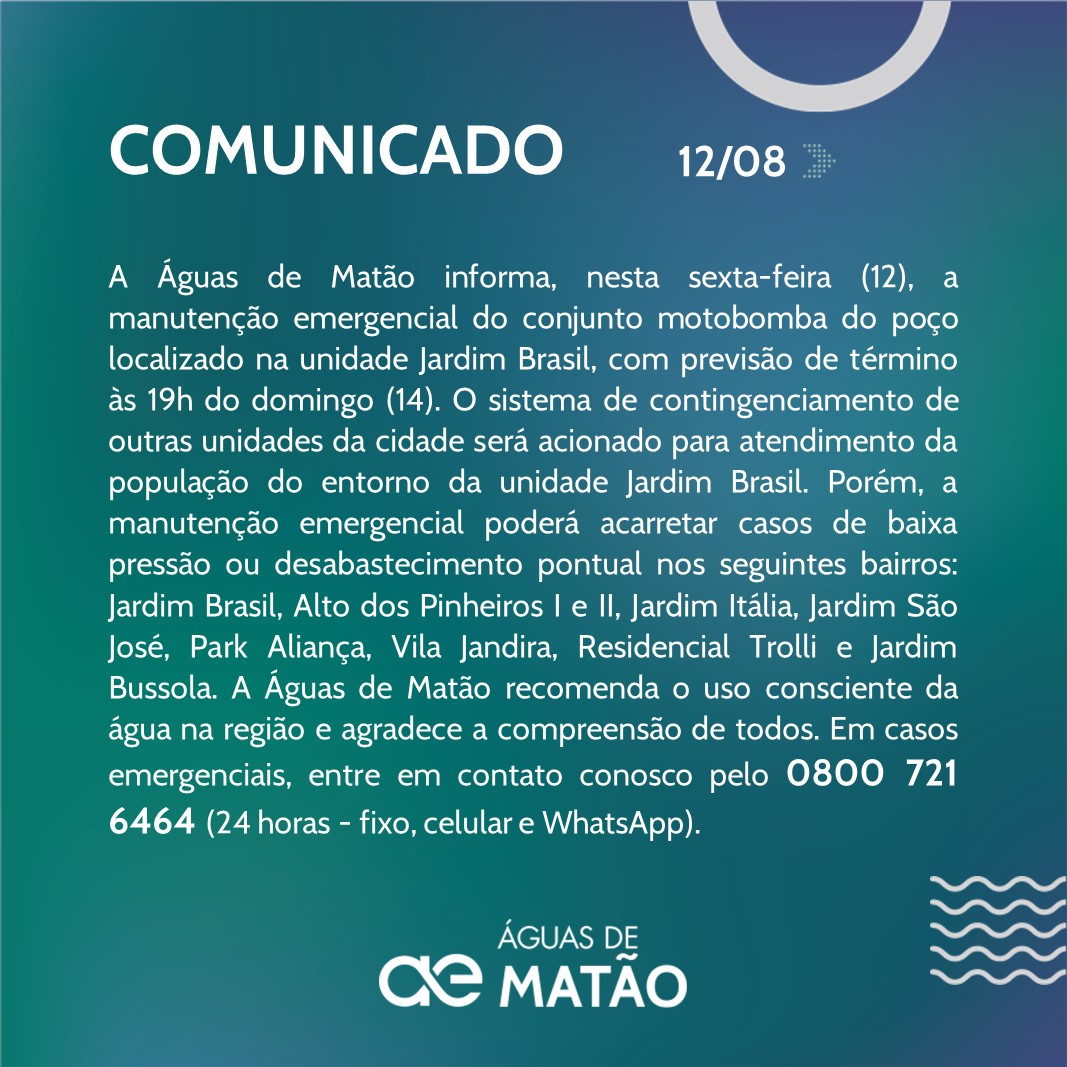 COMUNICADO