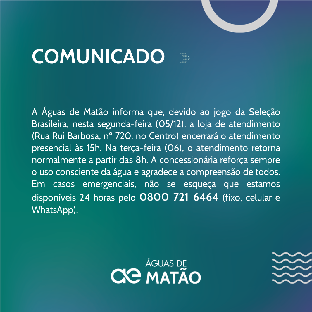 COMUNICADO