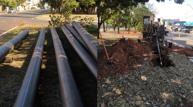 Adutora que conecta Poço Santa Cruz ao Reservatório do BNH tem construção concluída